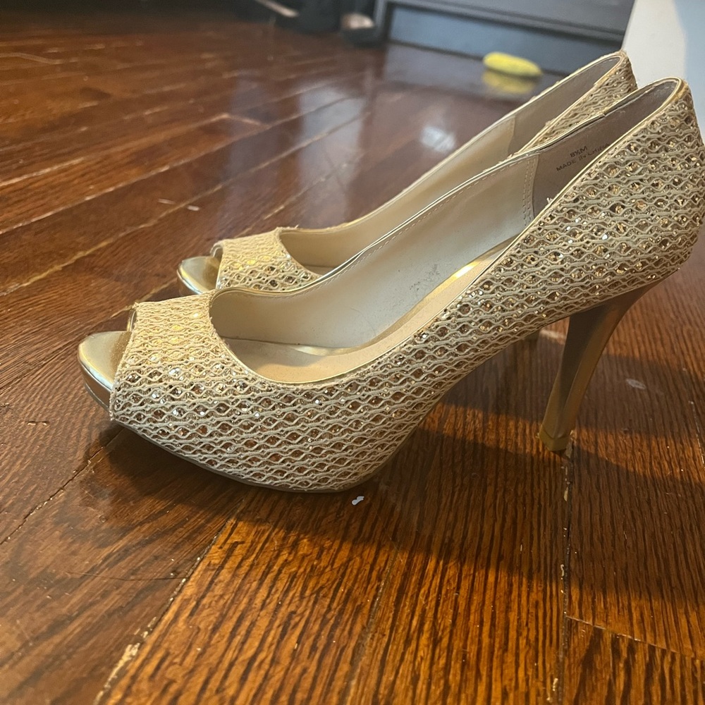 Gold and Silver Heels